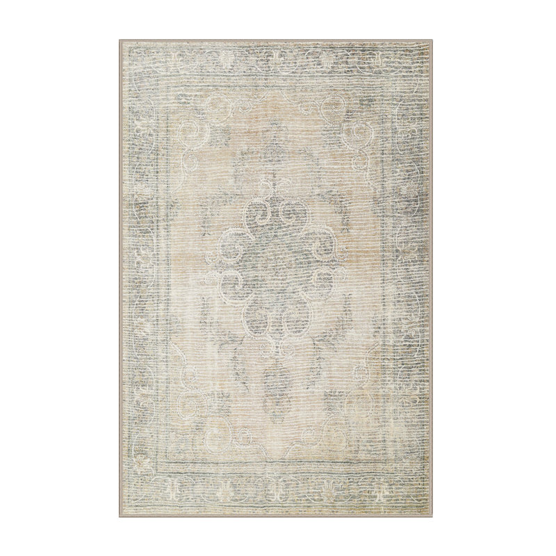 Clerfont Oriental Indoor Rug, Rectangle 2' x 3'