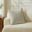 Housse de coussin en chenille ultra-douce-128488293