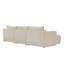 Canapé modulaire incurvé en chenille de 119 po avec méridienne-1868381499-1868381492