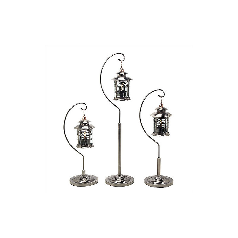  3 pc. Arch Inlay Oil Lantern Set