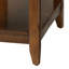 Table d'appoint en noyer - Bois massif et composite