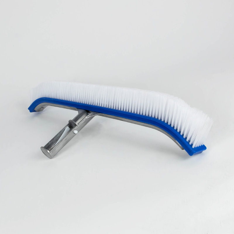 18" Blue Curved Swimming Pool Wall Brush