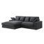 Canapé modulaire réversible en velours côtelé 105 po Modern Sofa Mystic-551764230