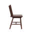 Ensemble de 4 chaises de salle à manger en bois massif Windsor-2121092511