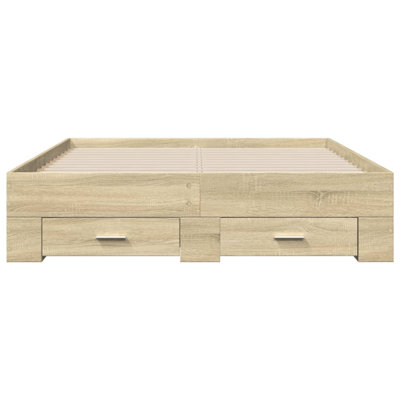 Yamna Engineered Wood Bed Frame