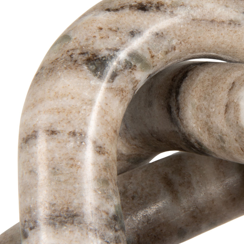 Maille en marbre Gwennie, Beige