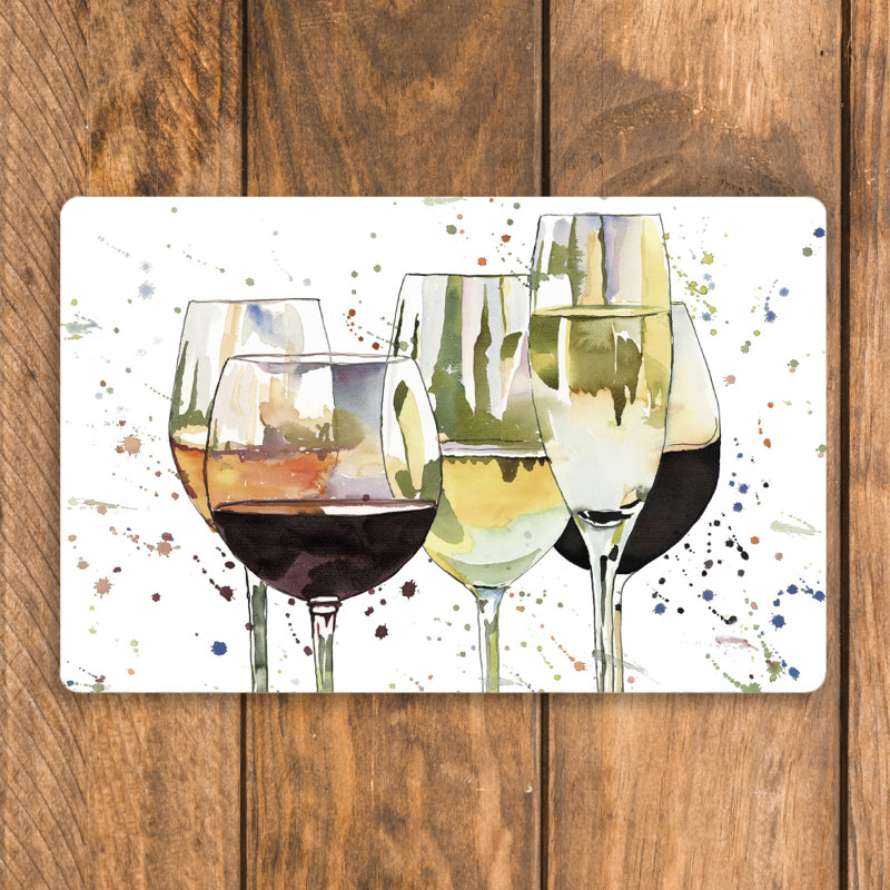 Polypropylene Plastic Food & Drink Rectangle Placemat