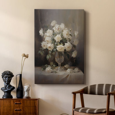 Vintage Floral Print CCXXXIX -Custom Wrapped Gallery Cavas