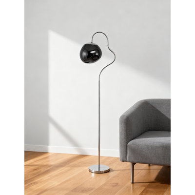 Bauhaus metal acrylic floor lamp