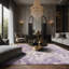 Tapis beige soyeux et moelleux-100890373