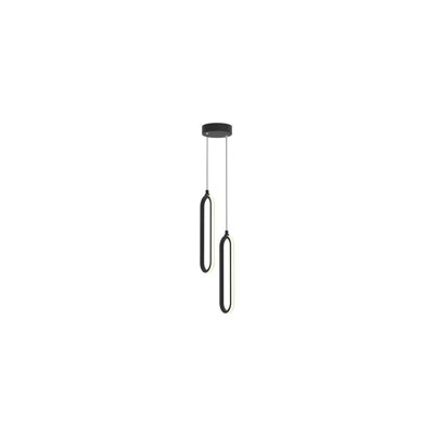 Luminaire suspendu à 2 lumières DEL Zanaia