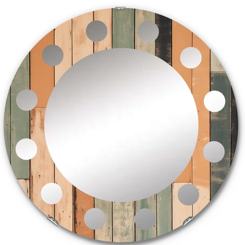 Immingam - Miroir mural moderne rond, 24 po x 24 po