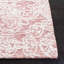 Tapis rose foncé / ivoire en laine touffetée à la main Noor-541710630