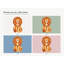 Large Lion Wall Decal, Big Peel and Stick Nursery Wall Sticker, Satin Finish Removable Kids Room Wall Art, 20"W x 20"H (50 x 50 cm)-1439269923