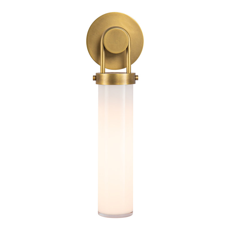 Wynwood 1 - Light Bath Sconce, Vintage Brass
