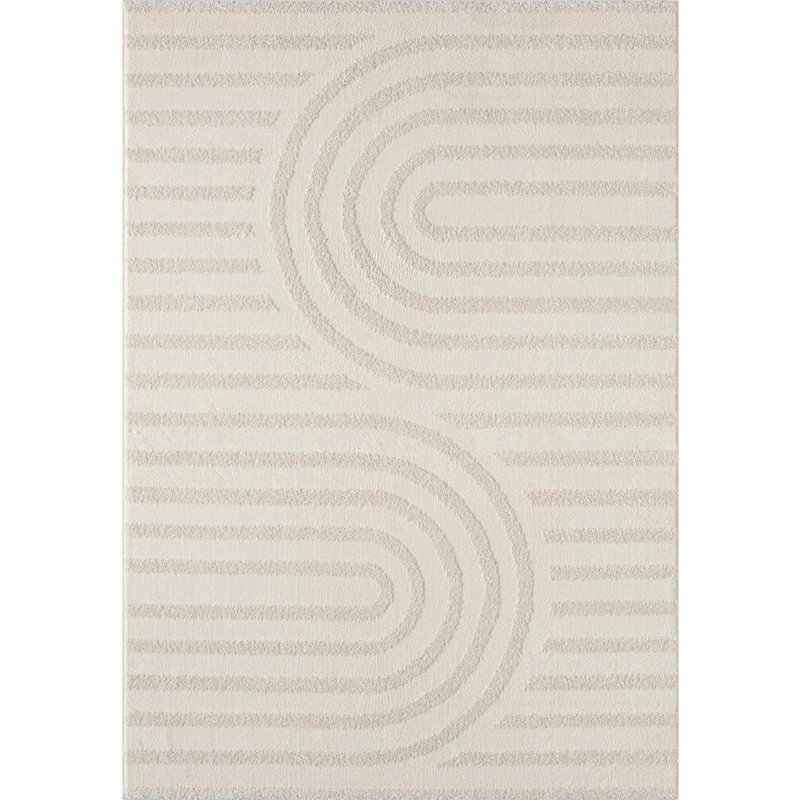 Tapis Ibiza, Crème, Rectangle 4 pi x 5 pi