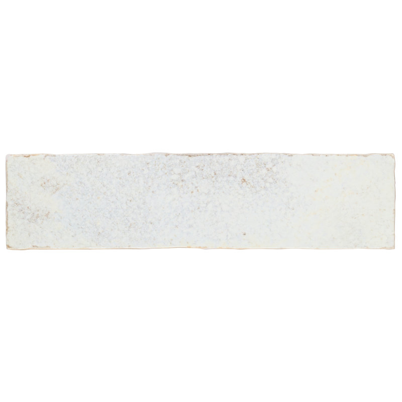 Carrelage mural en céramique polie 2,95 po x 11,81 po Mandalay (5,38 pieds carrés / caisse), Blanc