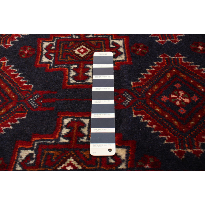 Tapis unique en laine noué à la main 3 pi 8 po x 5 pi 10 po New Age