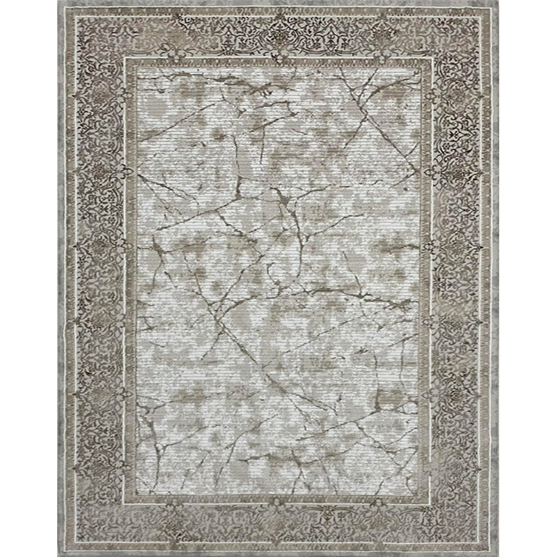 Tapis turc classique beige et crème 6,5 x 13 pi, Rectangle 6 pi 6 po x 10 pi