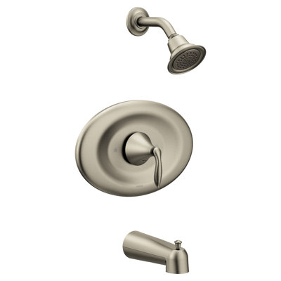 Eva Conversion Tub and Shower Faucet with Metal Lever Handle