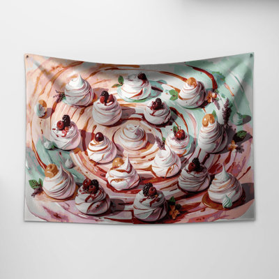 Tapisserie murale Desserts Pavlova