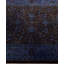 Overdyed One-of-a-Kind 3' 2" X 5' 1" Hand Knotted Area Rug