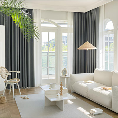 Zlate Room Darkening Curtain Single Panel