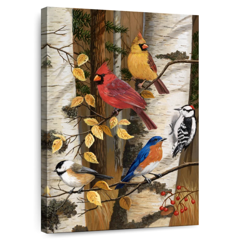 Brampt Autumn Friends, 39" H x 26" W
