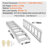 VEVOR Aluminum 72'' L Threshold Ramp