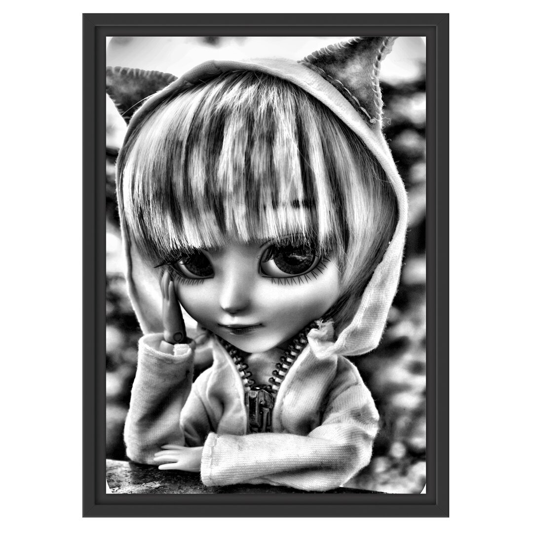 Gerahmtes Wandbild Pullip-Puppe