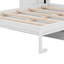 Lit escamotable avec bureau intégré, tablettes et armoires-399492617