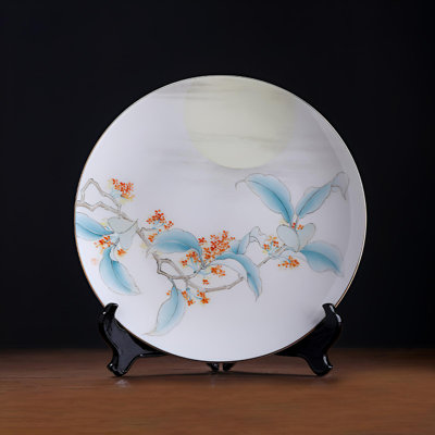 Artistic Ceramic Hanging Dish – Perfect Gift For Mid-Autumn Festival & Home Decor