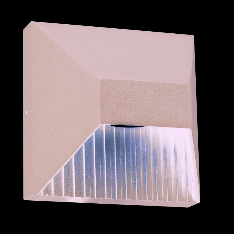 Applique murale à DEL de 5 pouces, DEL écoénergétique, 3 températures de couleur possibles, à intensité variable, diffuseur en acrylique à jet de sable, sélectionnable,