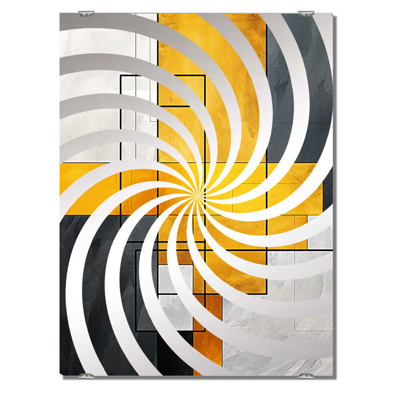 Fenner - Miroirs muraux géométriques abstraits MIR137558, 32 po x 24 po