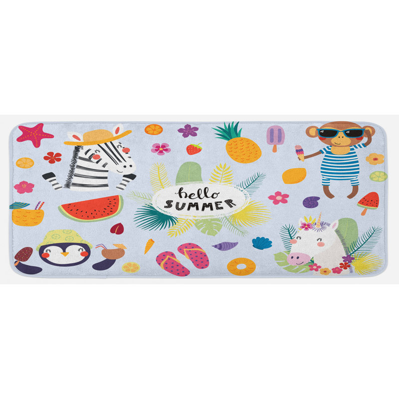 Tapis de cuisine Hello Summer