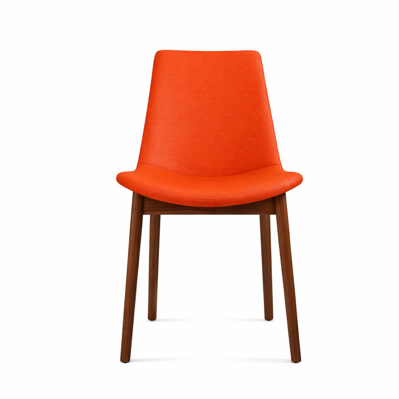 Eiffel Wood Dining Chair, Brown W, Walnut