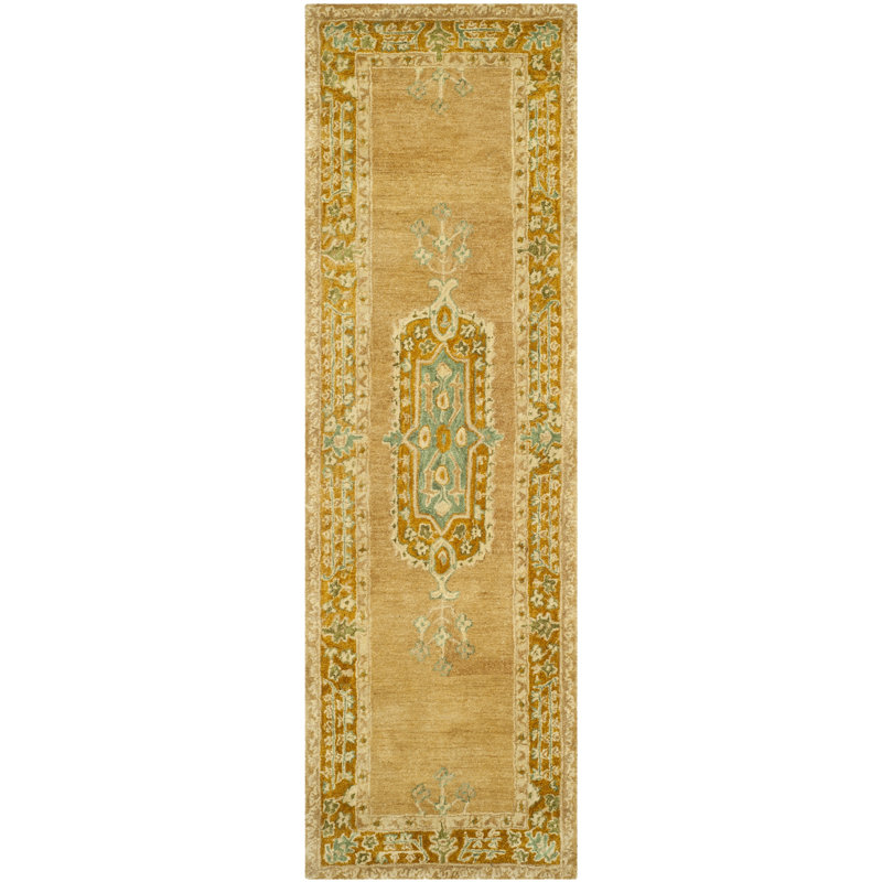 Cokley Performance Floral Indoor/Outdoor Area Rug, Round 7'1
