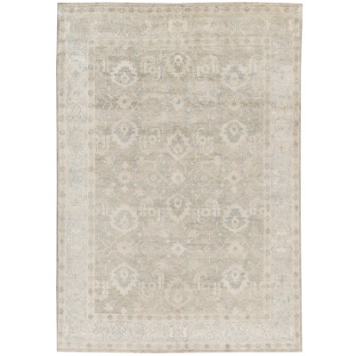 Nomad Hand-Knotted High-Quality Beige/Ivory Area Rug