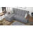 Legacy X Reversible L-Shaped Sleeper Sofa & Chaise Sectional w/ Storage Seats for Living Room-508493287