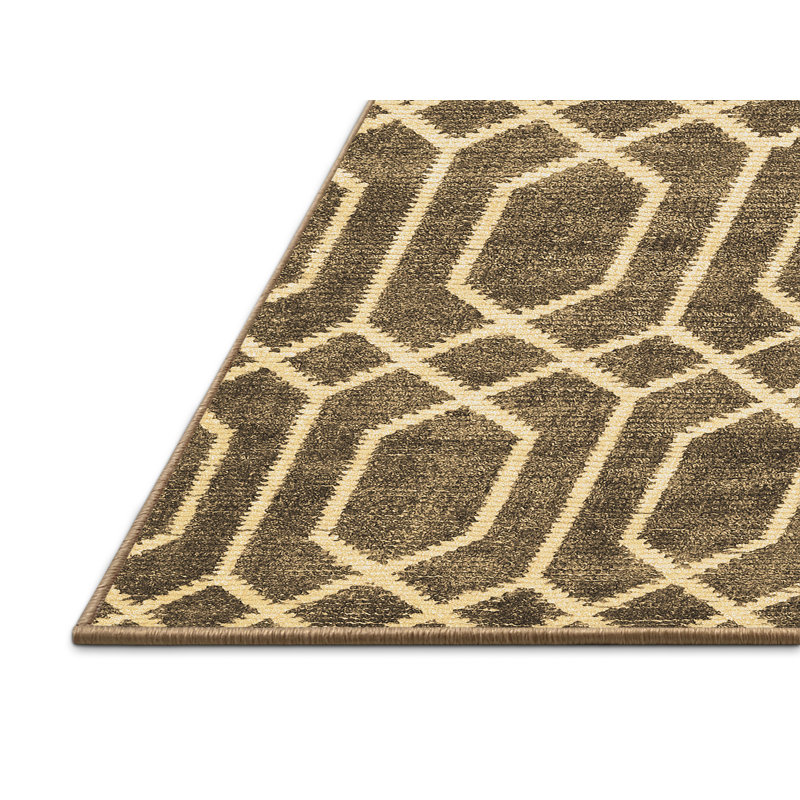 Tapis contemporains brun 1875, Rectangle 8 pi x 10 pi