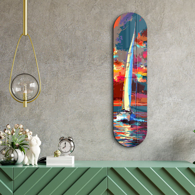 Peinture décorative en verre trempé
