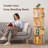 Solid Wood Rotating Bookshelf With Great Texture