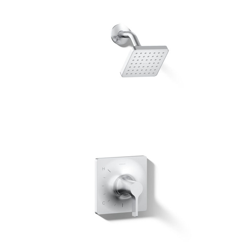 Ensemble de garniture de robinet de douche Venza Rite-Temp avec pomme de douche 1,75 GPM, Chrome poli