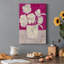 Fuchsia Arrangement I, toile tendue avec châssis de qualité supérieure - prête à être accrochée-222590778