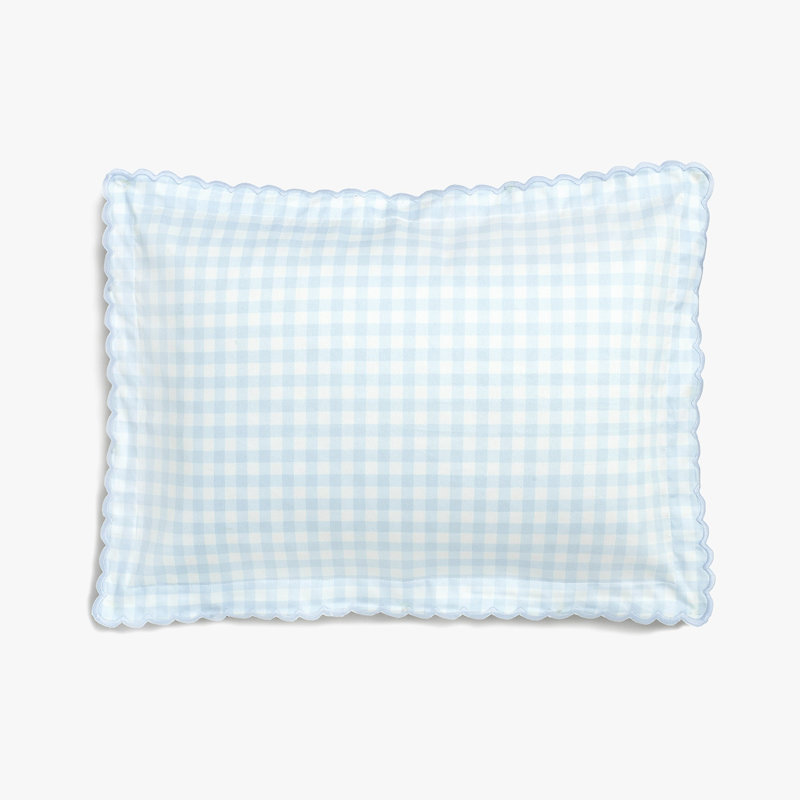 Coussin pour tout-petits pique-nique en vichy, bleu, Blue