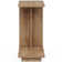 C-shaped Side Table Set  Of 2, 2-tier Narrow End Table Wood Bedside Table Nightstand
