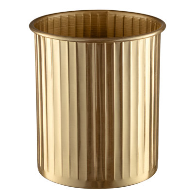 Handcrafted Ridge Embosssed Metal Kitchen Utensil Holder