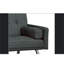 Canapé futon contemporain gris foncé