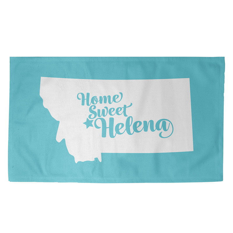 Tapis bleu area montana Helena, Rectangle 2 pi x 3 pi
