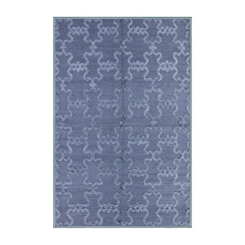 Tapis bleu Adile, Rectangle 8 pi x 12 pi